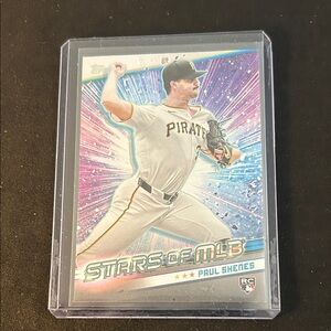 Topps Stars of MLB Paul Skenes Rookie Card - Pink, Purple, Blue Burst